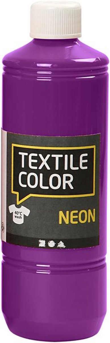 Textile Color, neonpaars, 500ml [HOB-34227]